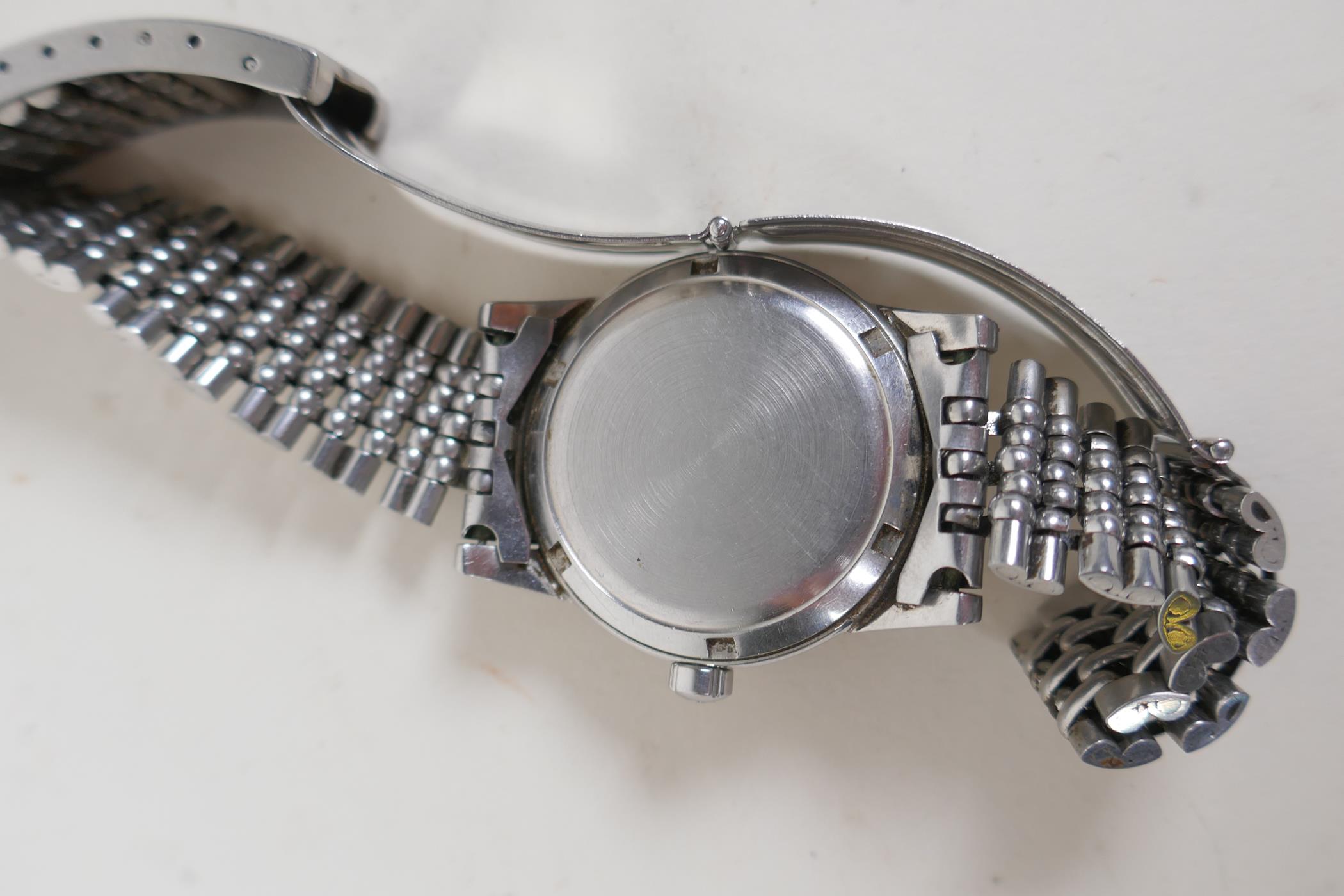 A vintage stainless steel cased Omega Seamaster, the automatic movement with subsidiary second - Image 5 of 6