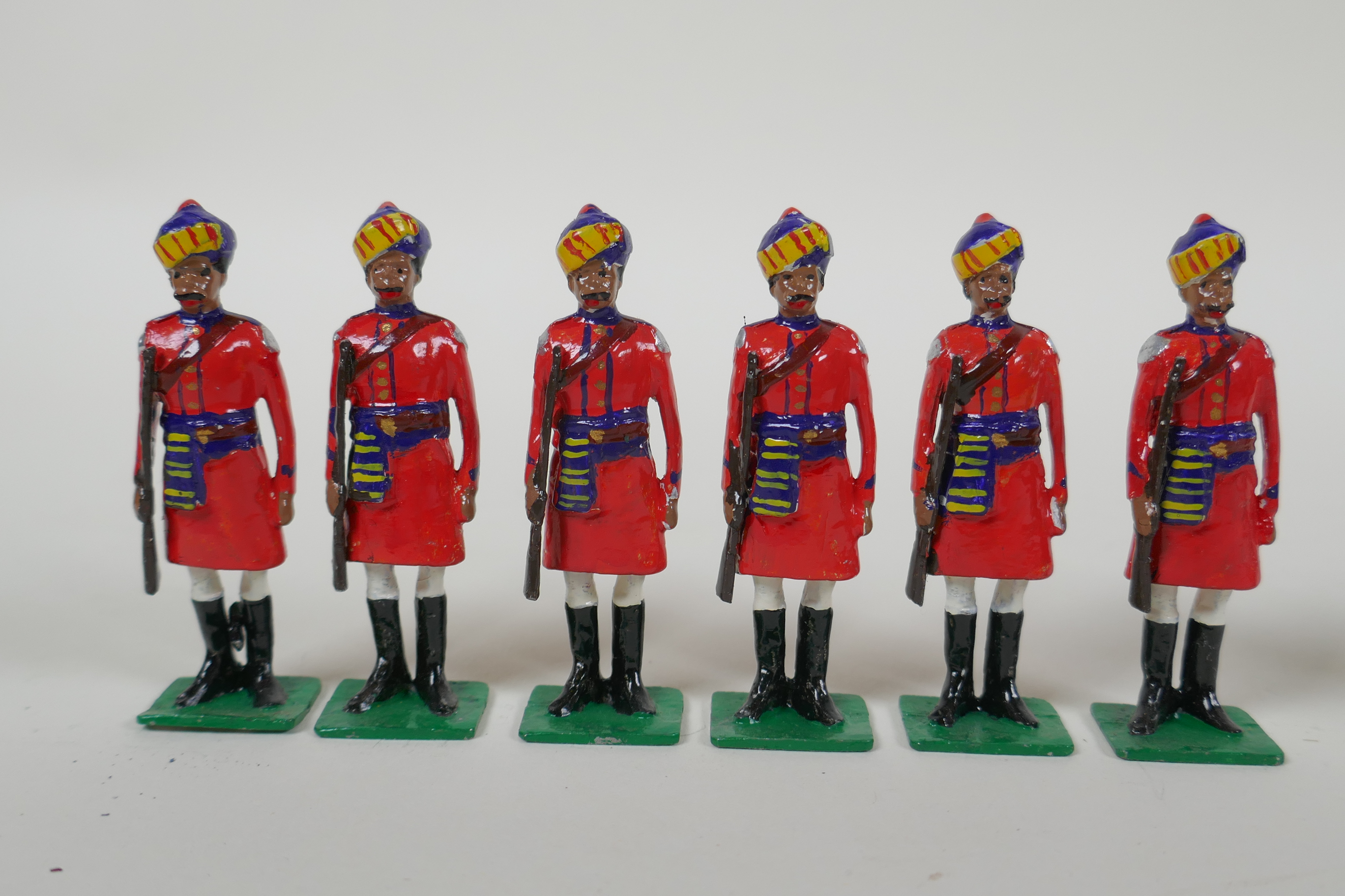 A quantity of lead Indian Regimental military figures to include The Bombay Sappers & Miners, The - Image 8 of 9