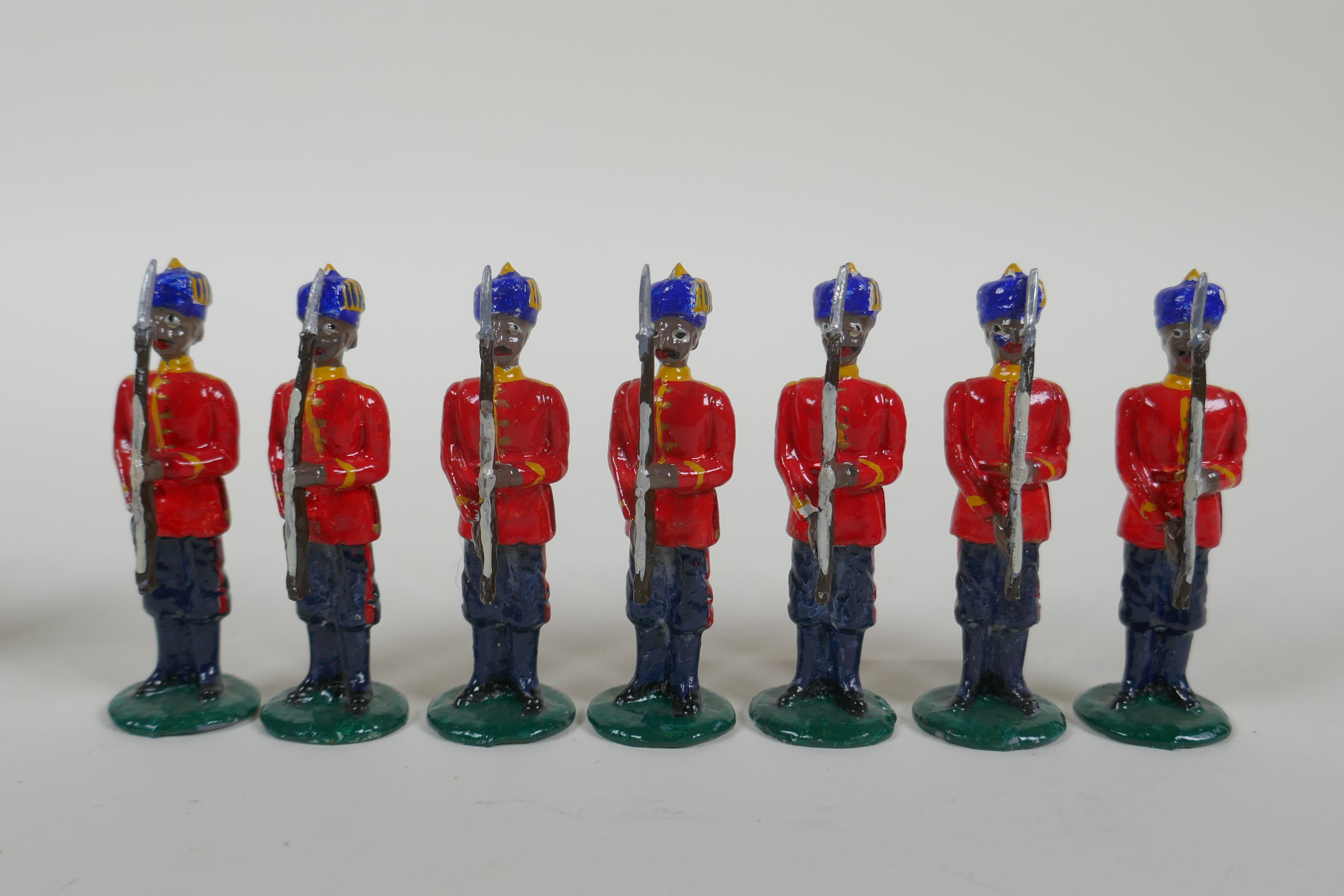 A quantity of lead Indian Regimental military figures to include The Bombay Sappers & Miners, The - Image 7 of 9