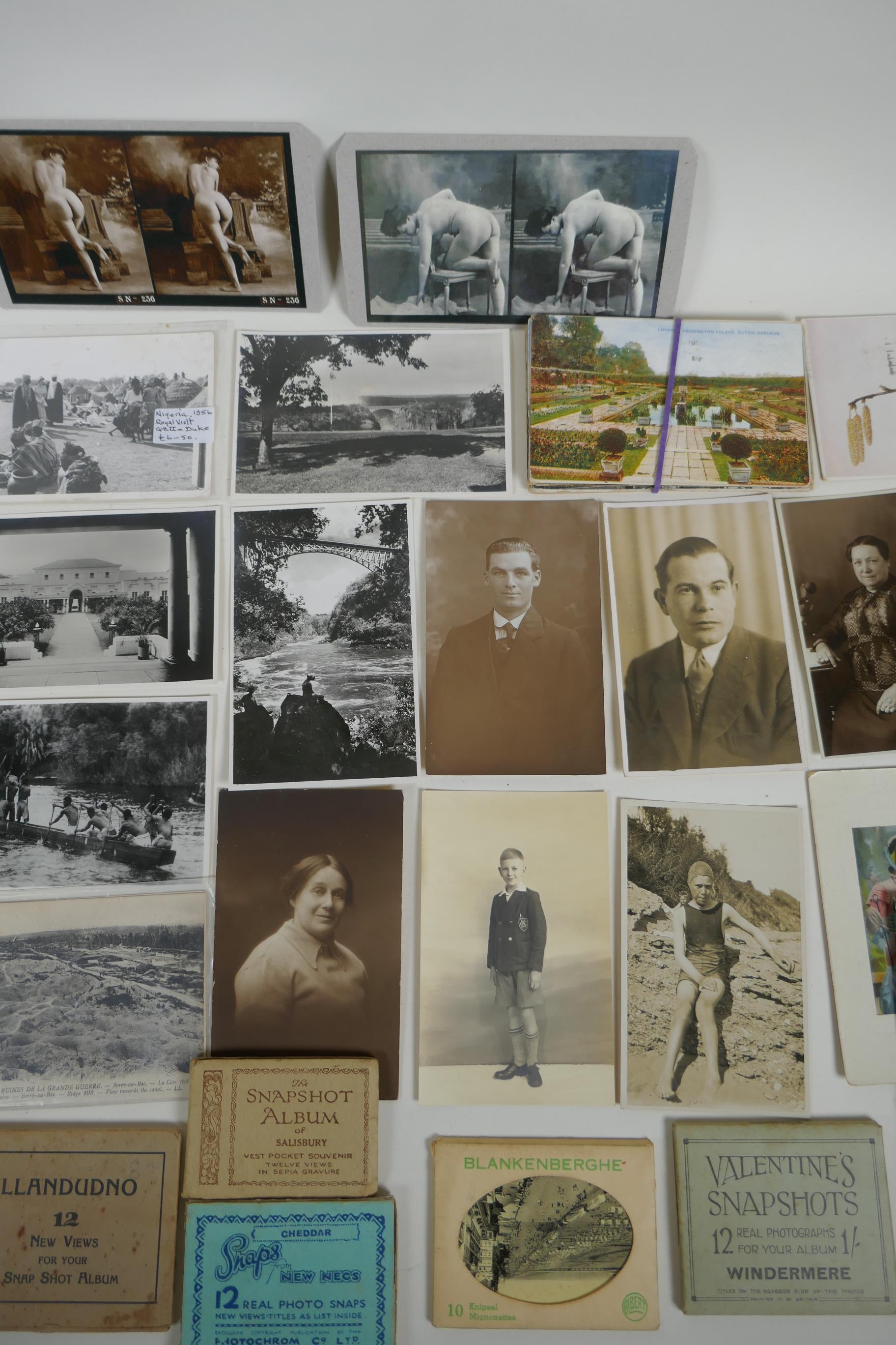 A quantity of early C20th and later postcards, and snapshot albums, mostly topographical, largest 17 - Image 4 of 5