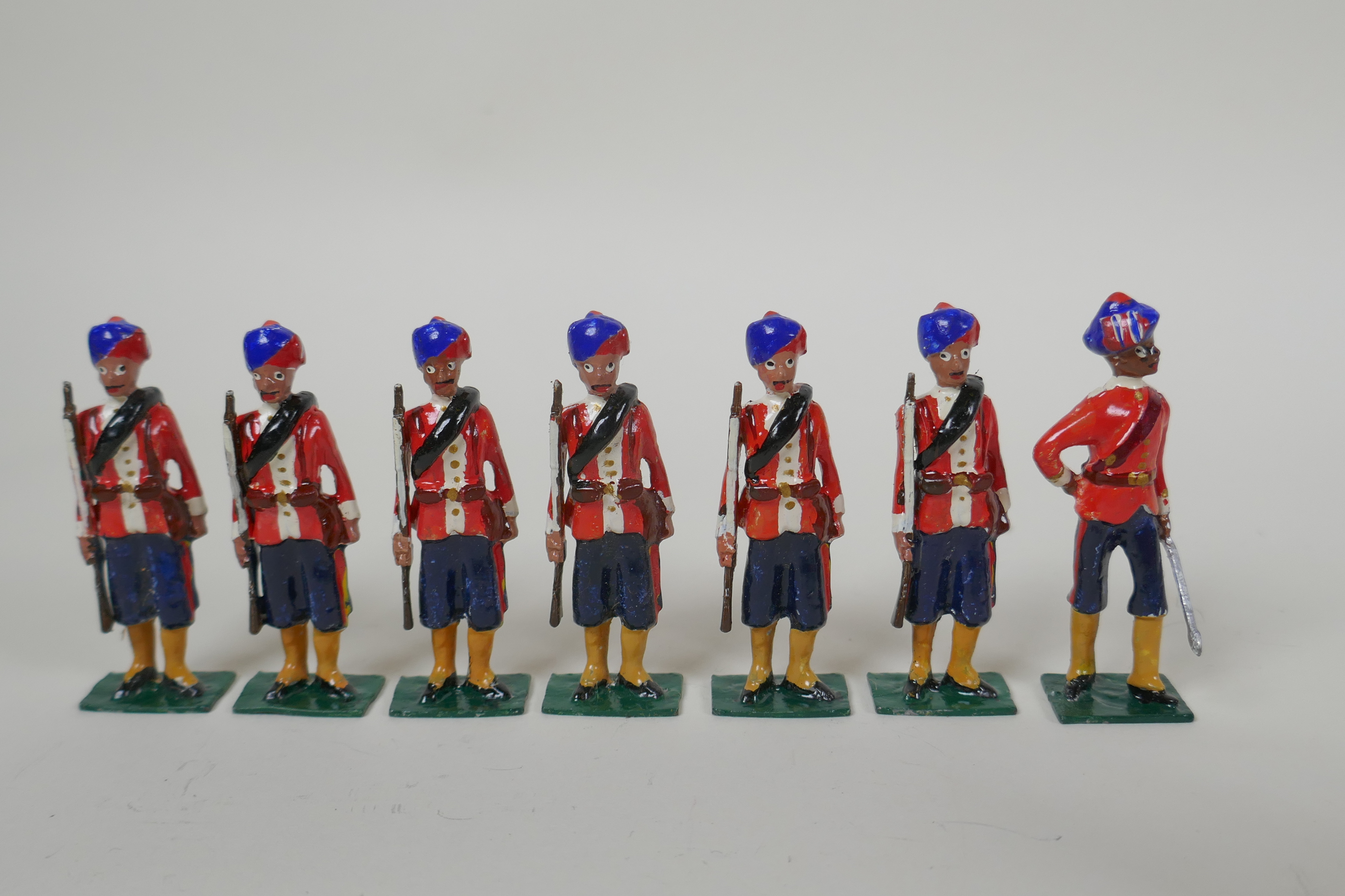 A quantity of lead Indian Regimental military figures to include The Bombay Sappers & Miners, The - Image 5 of 9