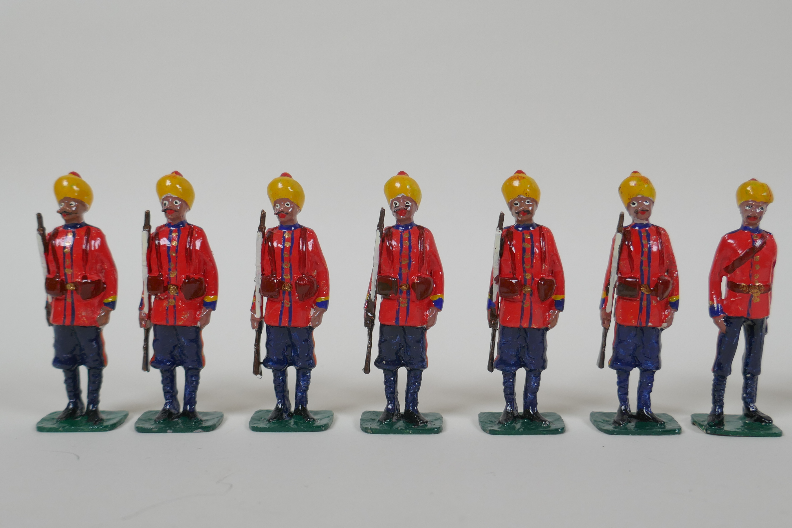 A quantity of lead Indian Regimental military figures to include The Bombay Sappers & Miners, The - Image 3 of 9