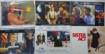 Twelve sets of film lobby cards to include A Fish Called Wanda, Sister Act, The American