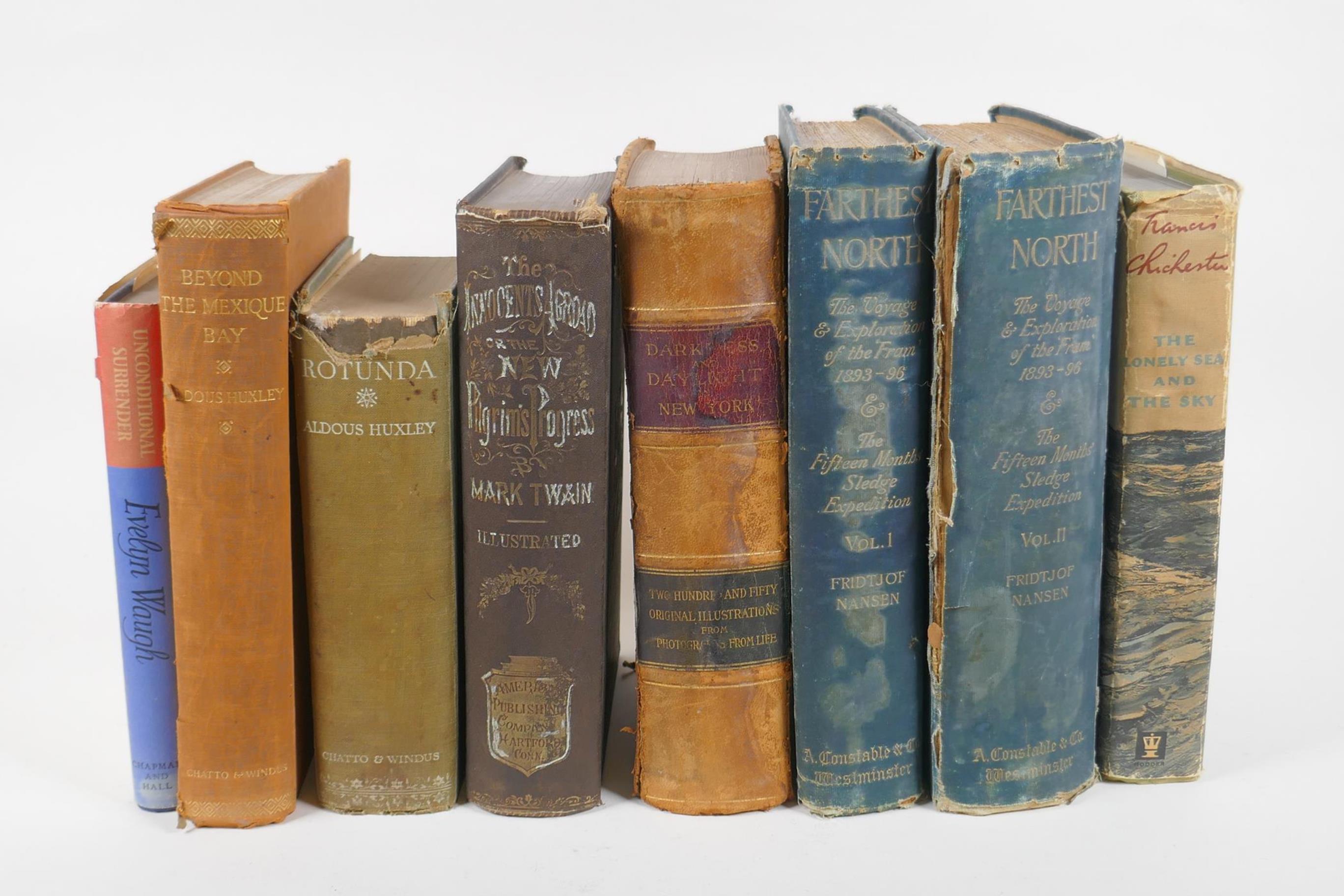 A collection of First Editions, fiction and non fiction, to include Evelyn Waugh, Unconditional