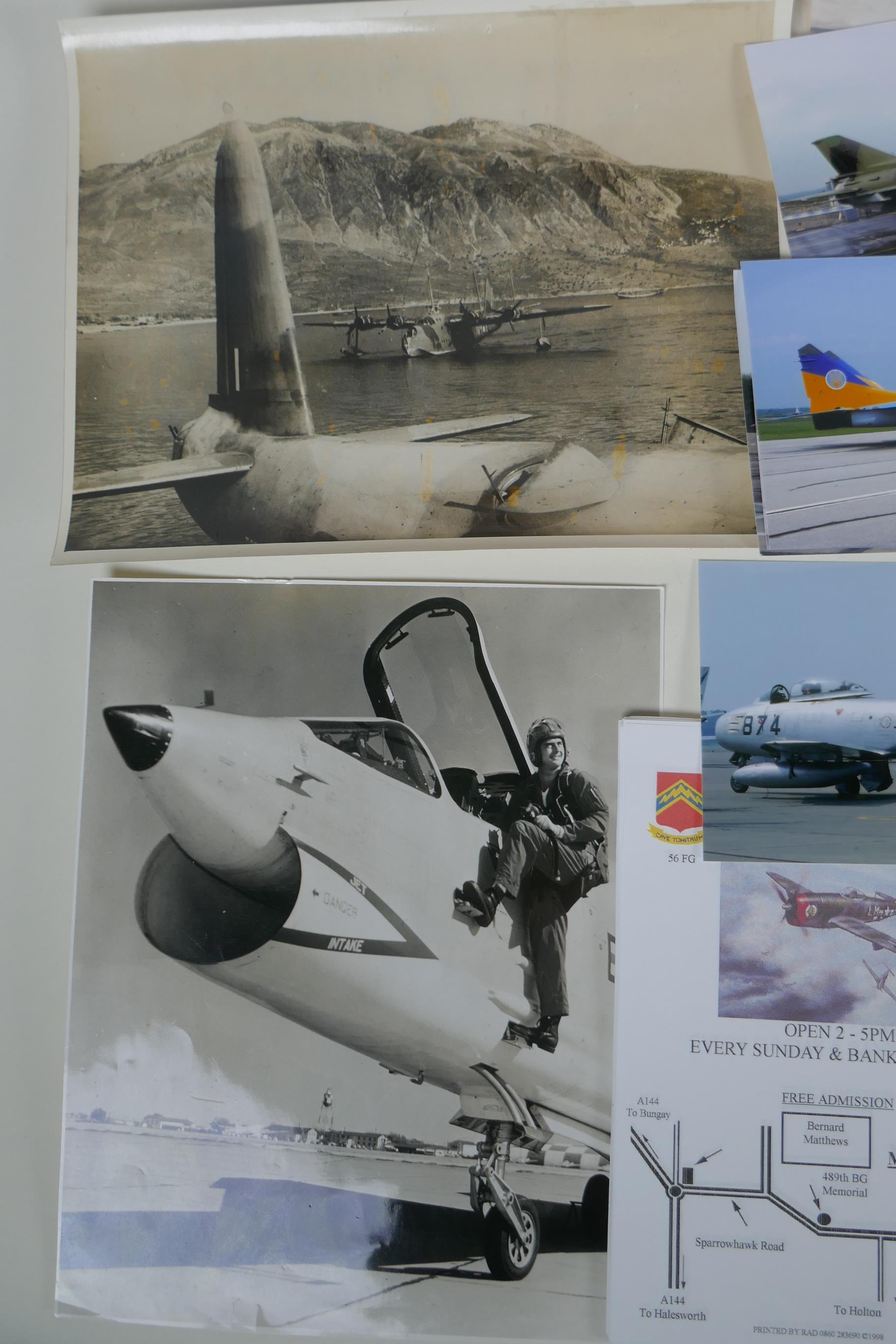 A quantity of aircraft photographs including some early C20th, and a quantity of other aircraft - Image 5 of 9