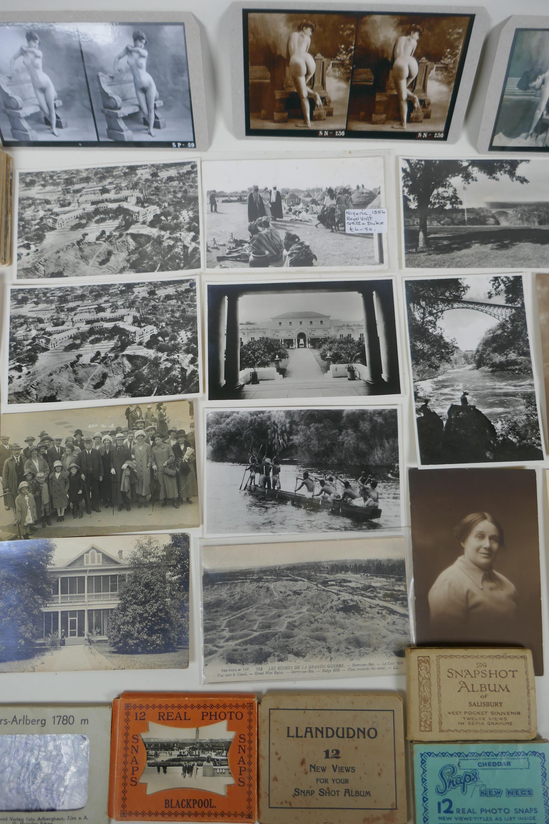 A quantity of early C20th and later postcards, and snapshot albums, mostly topographical, largest 17 - Image 3 of 5