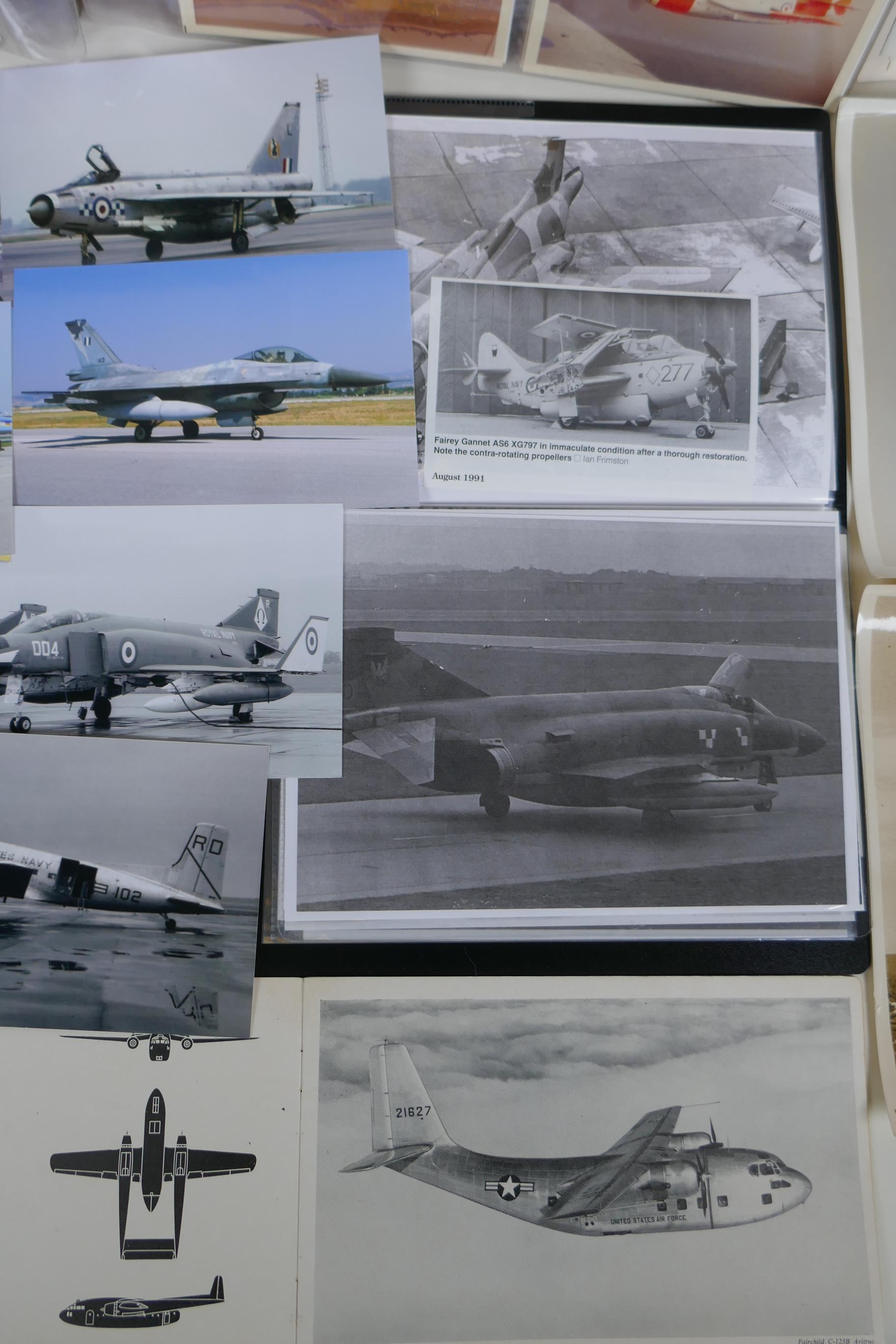 A quantity of aircraft photographs including some early C20th, and a quantity of other aircraft - Image 3 of 9