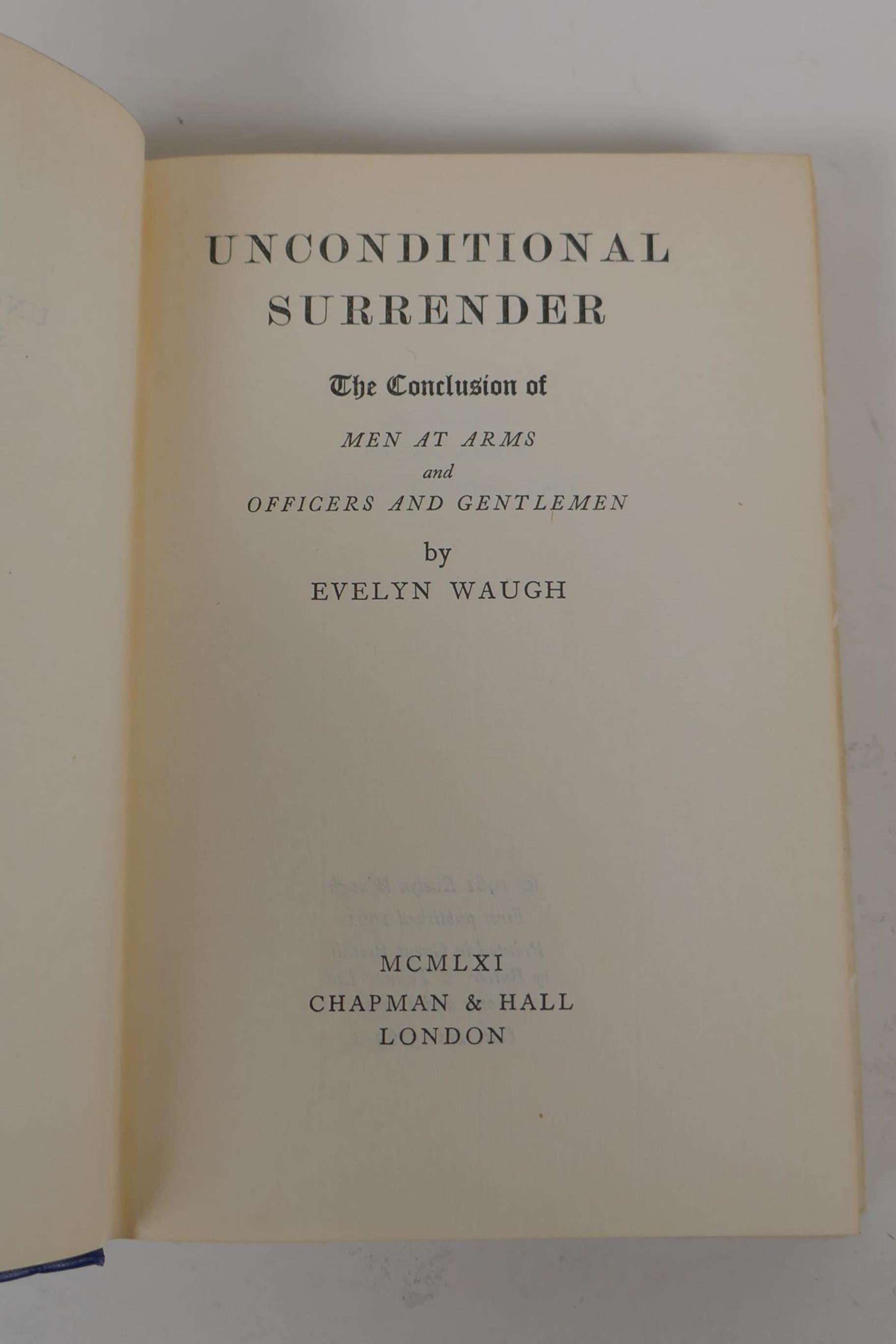 A collection of First Editions, fiction and non fiction, to include Evelyn Waugh, Unconditional - Image 3 of 10