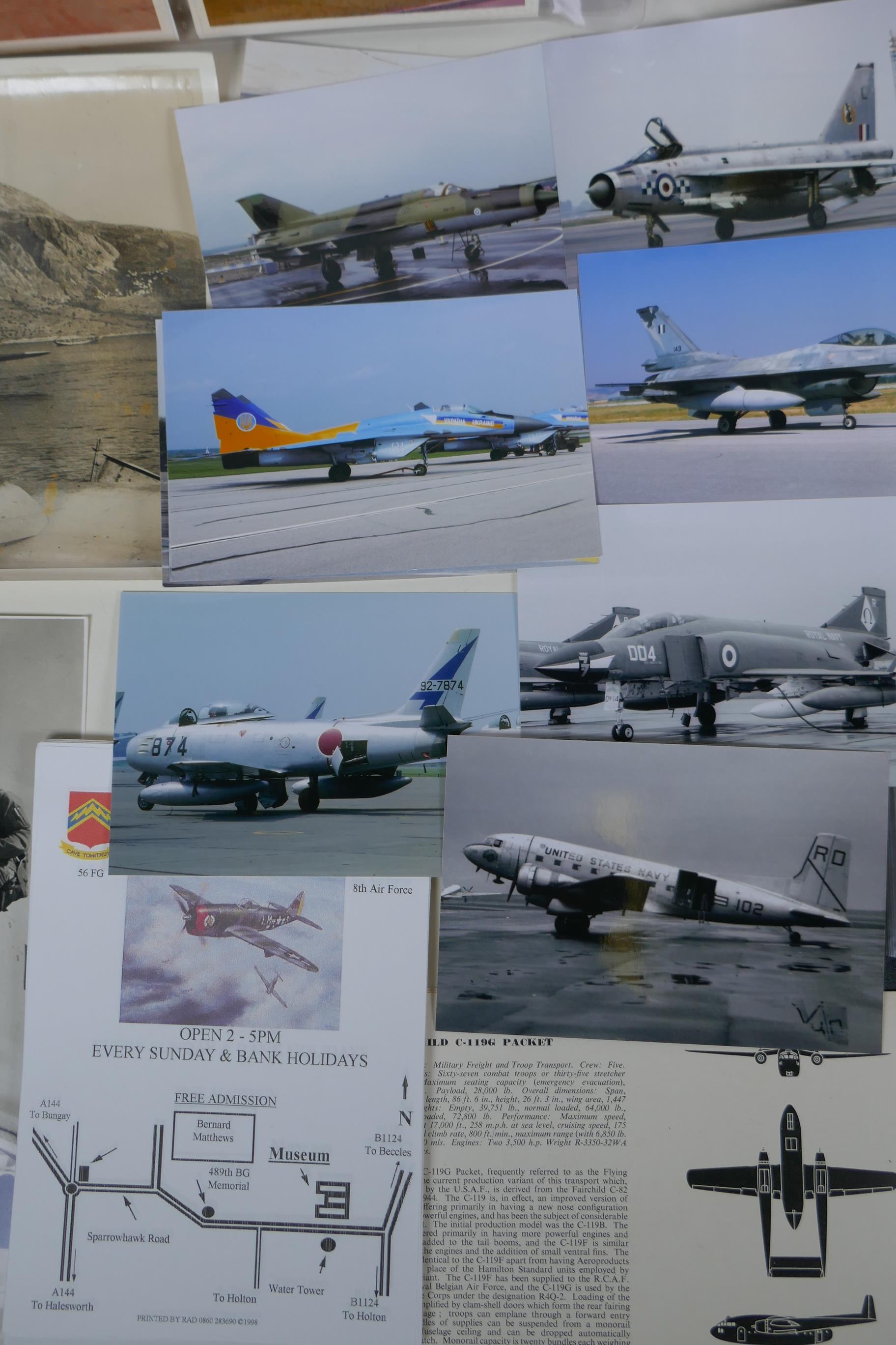 A quantity of aircraft photographs including some early C20th, and a quantity of other aircraft - Image 4 of 9