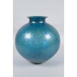 A Royal Brierley 'Studio' iridescent glass vase