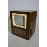 A vintage EkcoVision TS88 TV, circa 1950, 39 x 34cm, 46cm high