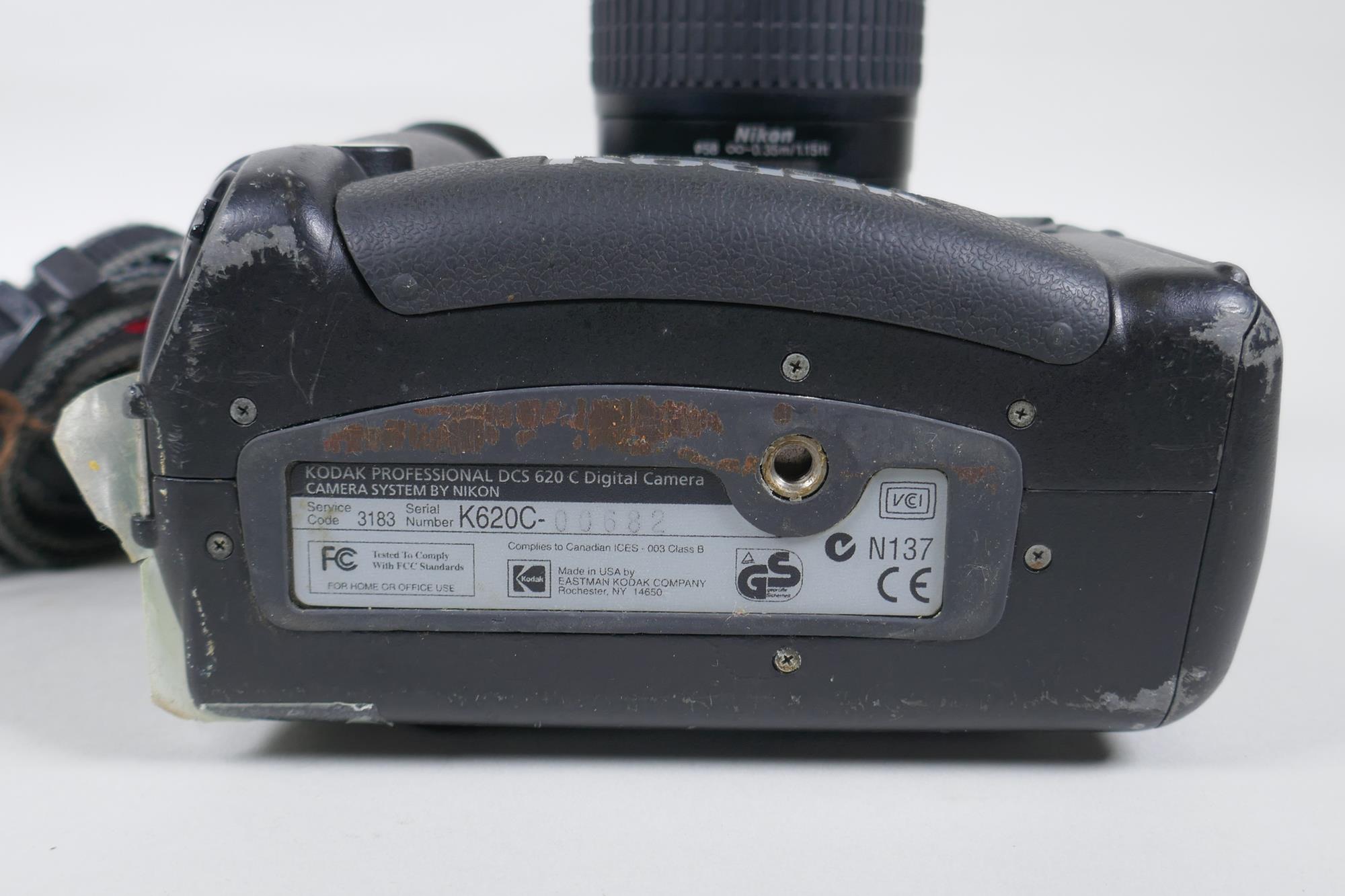 A Nikon F5 Kodak Professional DCS 620 digital camera, fitted with an AF Nikkor 28-80mm lens, - Image 6 of 8