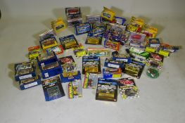 A quantity of Matchbox, Corgi and Dinky collector's cars