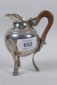 A French Empire style silver jug, 11cm high, 193g