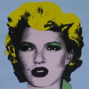 After Banksy, Kate Moss, limited edition copy screen print No 272/500, by the West Country Prince,