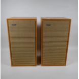 A pair of vintage B&W DM1 speakers, 42cm high