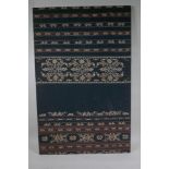 An Indonesian Ikat textile from the Sumba island, 50 x 78cm