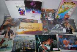 A large quantity of lobby cards, press kits and small posters, to include Fantasia Anniversary,