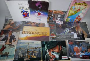 A large quantity of lobby cards, press kits and small posters, to include Fantasia Anniversary,