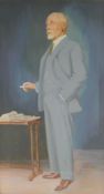 Portrait of a gentleman, signed Spy Jnr, gouache, 51 x 29cm