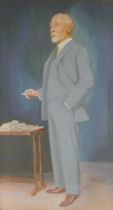 Portrait of a gentleman, signed Spy Jnr, gouache, 51 x 29cm