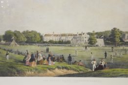 After C.T. Dodd, The Cricket Match, Tonbridge School, printed by Hullmander and Walton