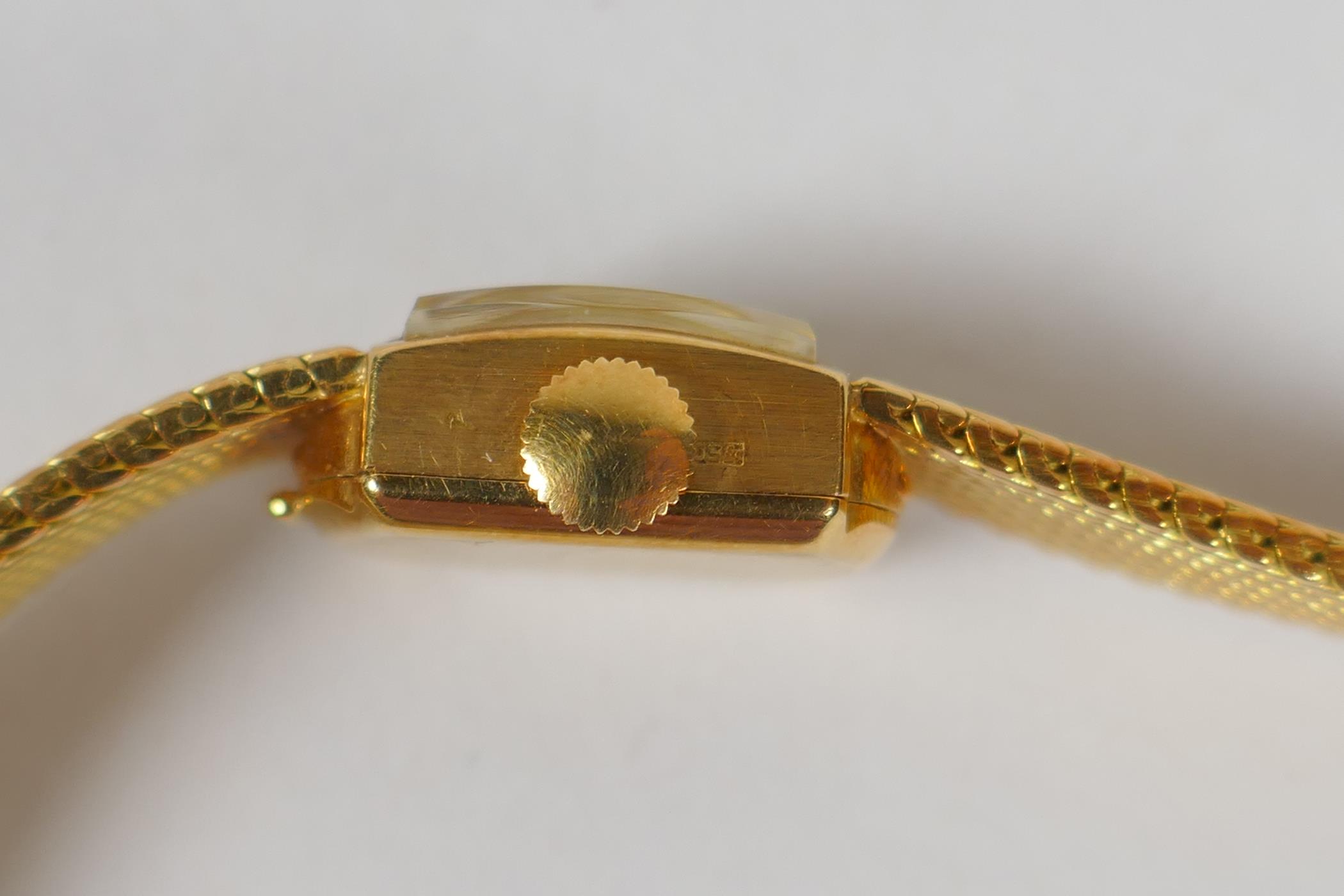 An International Watch Co 18ct gold lady's cocktail watch, 33.3g gross - Image 3 of 6