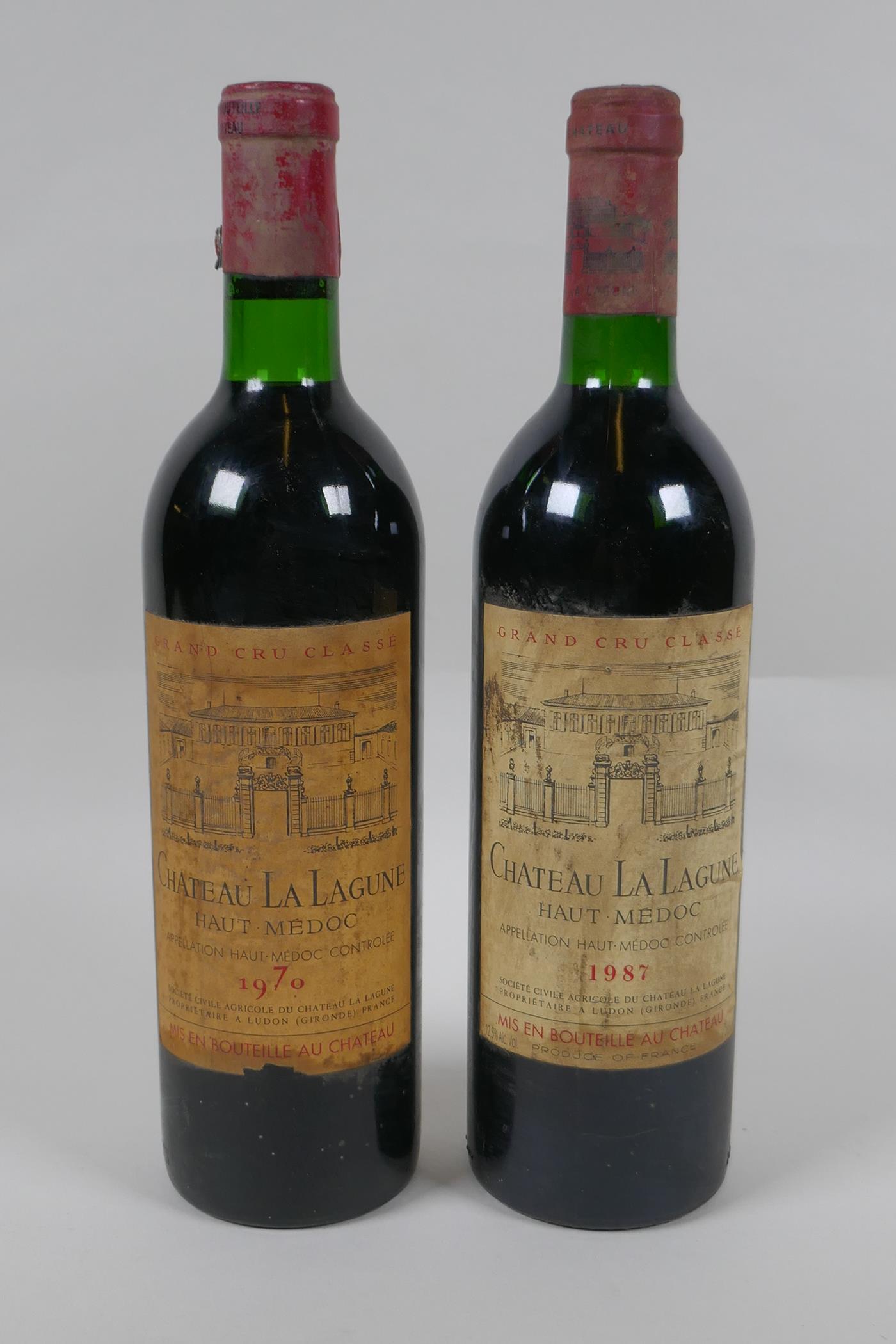 Five bottles of Chateau Pichon Baron, Pauillac, Gran Cru Classe 1960, together with two bottles of - Image 5 of 5