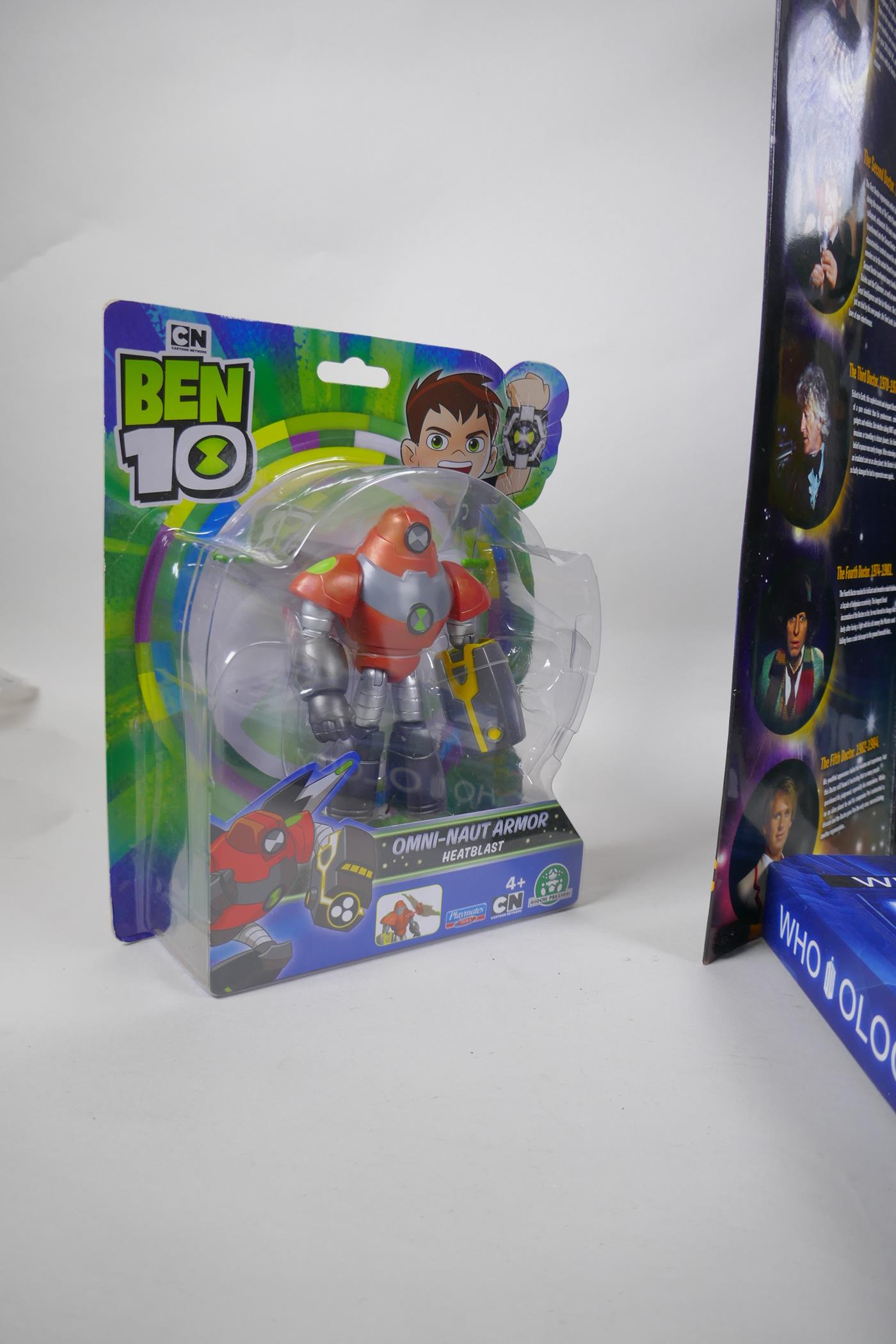 Dr Who Eleven Doctors figure set, Who-ology book, 13th Doctor adventure doll, Ben 10 omni-naut- - Image 4 of 6
