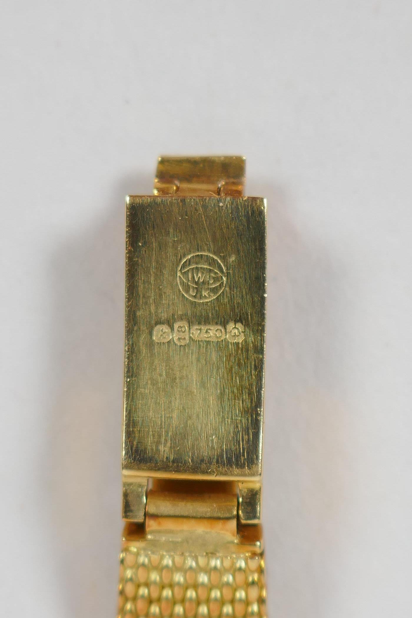 An International Watch Co 18ct gold lady's cocktail watch, 33.3g gross - Image 5 of 6