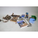 A quantity of hand planes, Record, Bailey Acorn, smoothing planes, rebate/moulding planes and a