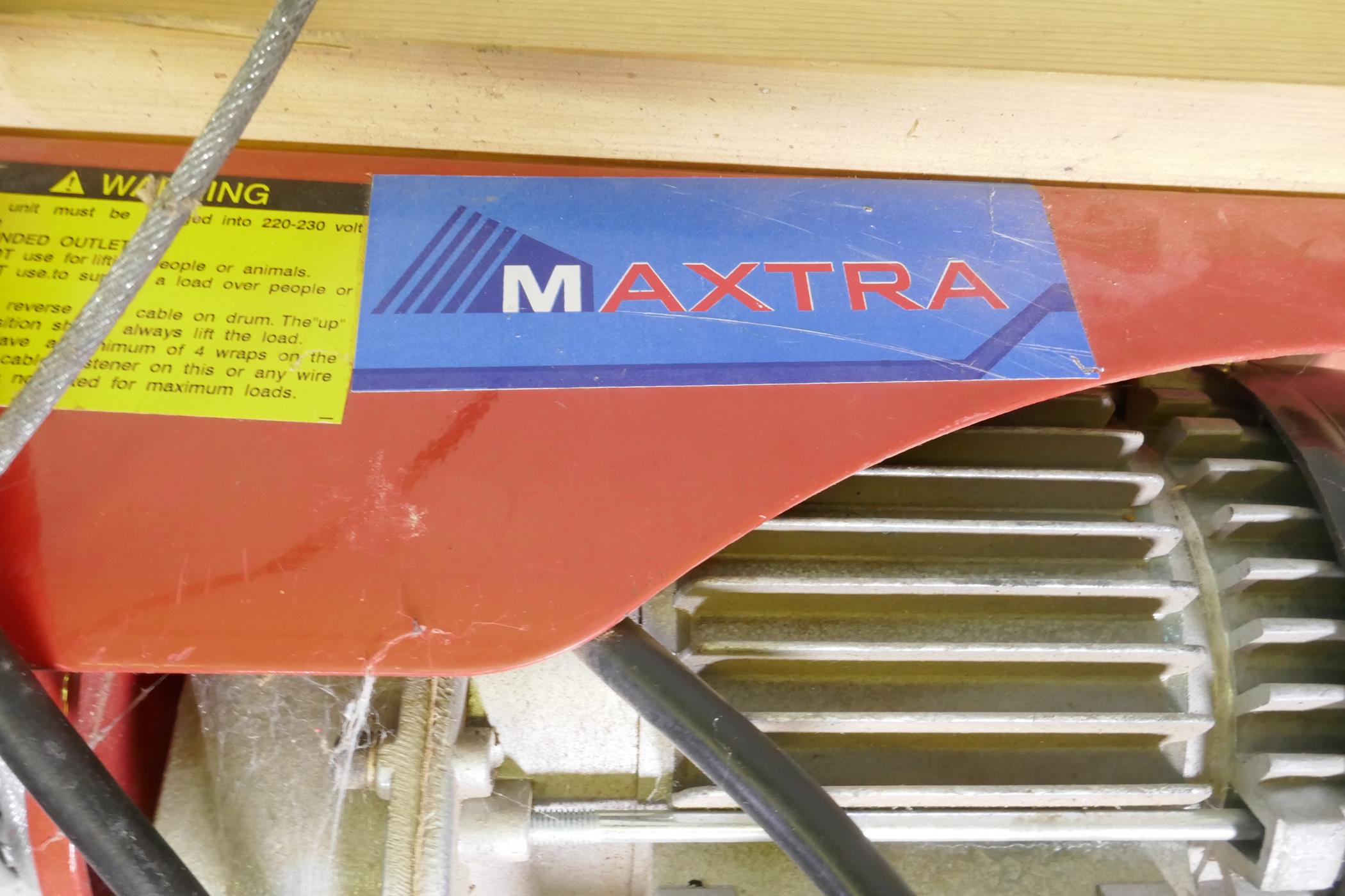 Maxtra minisize electric rope hoist, 240v, max 250kg - Image 3 of 3