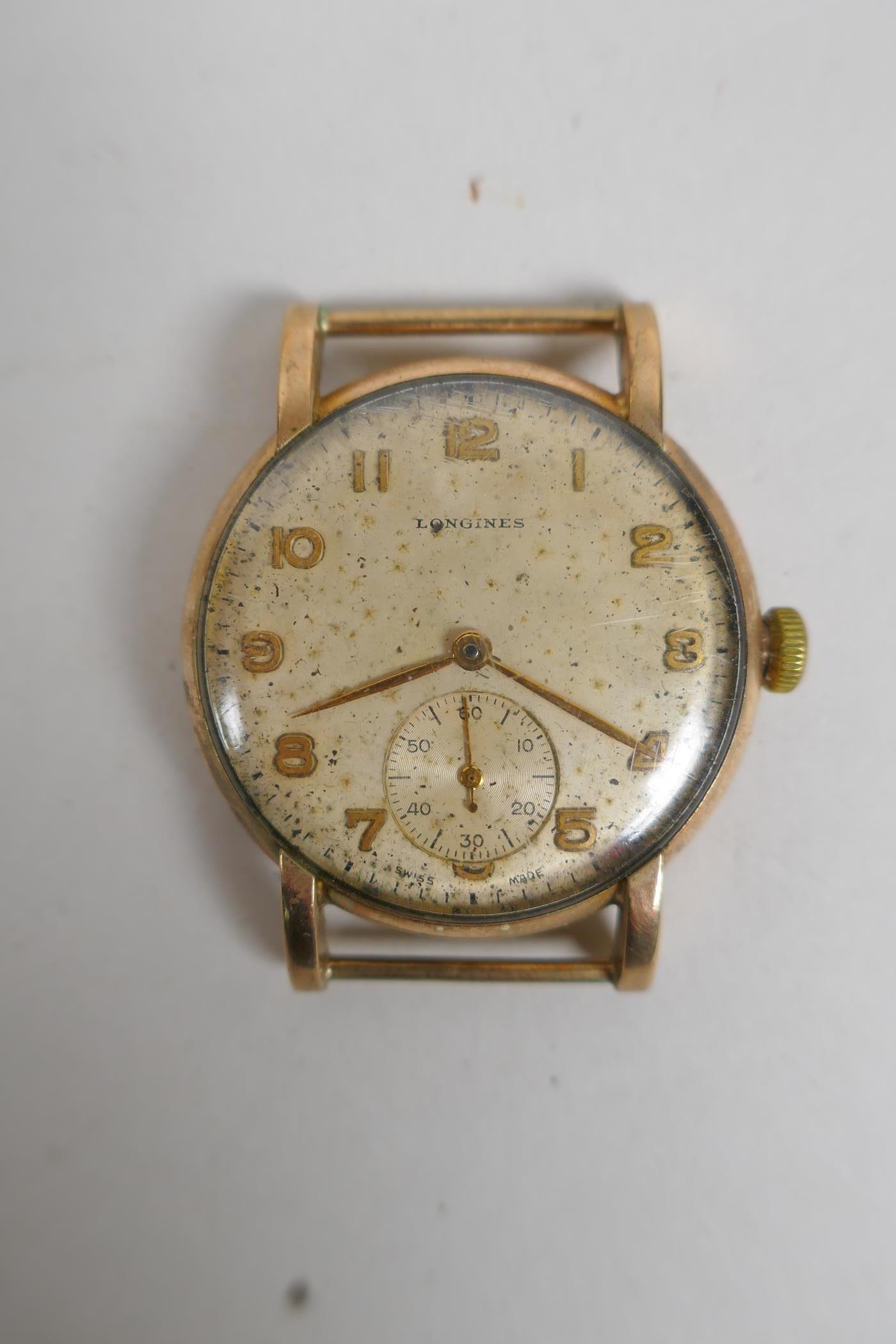 A vintage 9ct gold cased Longines gentleman's watch, and six other wrist watches, 31.5g gross - Image 2 of 7