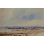 William Lee Hankey, landscape, inscribed verso 'Connemara', signed, watercolour, 13 x 20cm