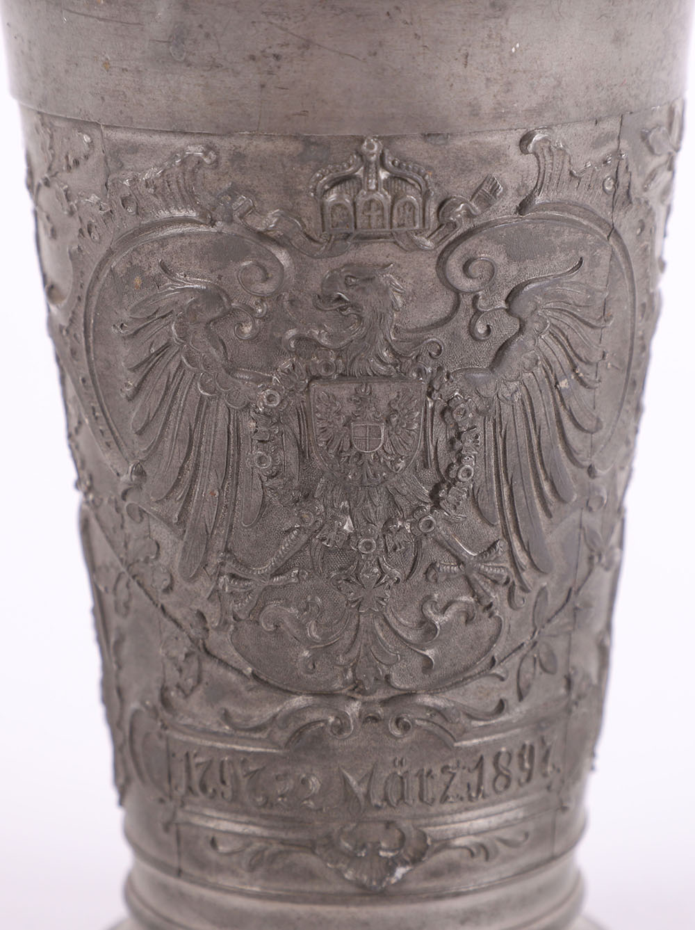 Pewter Beaker to Commemorate the Centenary of the Prussian Kaiser 1797-1897 - Image 5 of 6