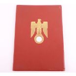 Scarce WW2 German Luftwaffe Generals Formal Promotion Document in Knights Cross Style Presentation F