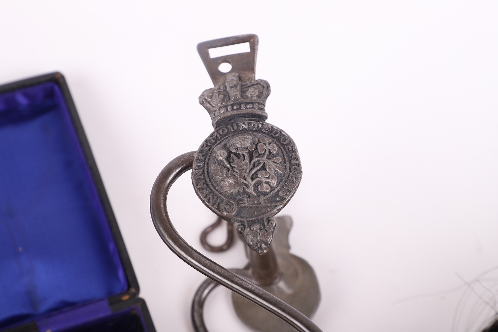 Cased Pair of Officers Riding Spurs by Flack & Smith, London - Image 4 of 7