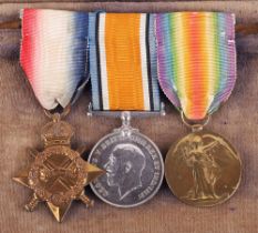 1914-15 Star Medal Trio Awarded to an Officer in the Royal Army Medical Corps