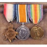 1914-15 Star Medal Trio Awarded to an Officer in the Royal Army Medical Corps