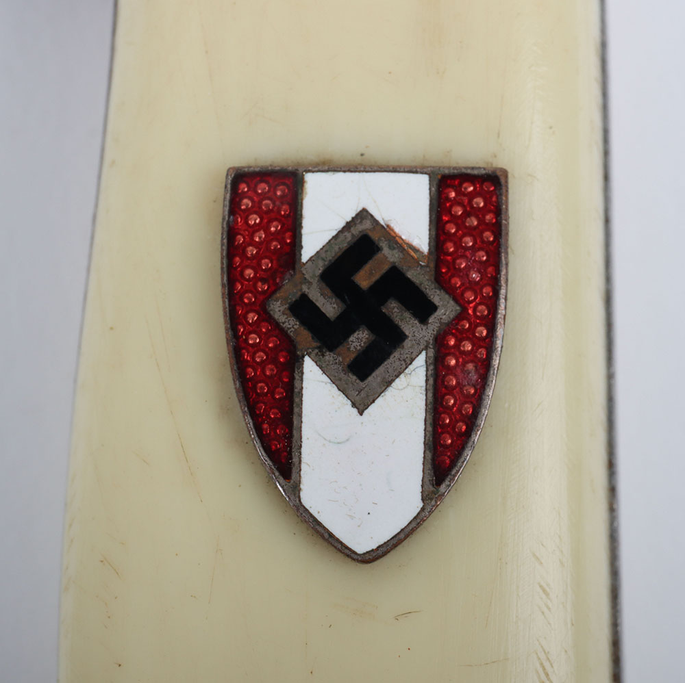 Rare Third Reich RAD (Reichsarbeitsdienst) Dress Dagger for Occupied Czechoslovakia by Alcoso, Solin - Image 11 of 11