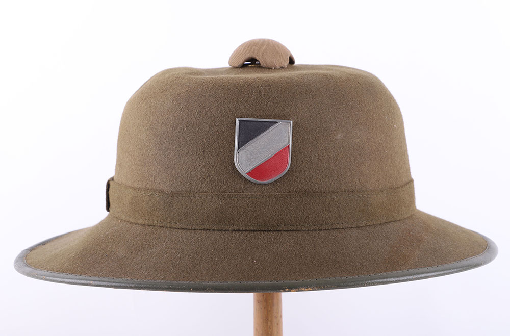 WW2 German Afrikakorps 2nd Pattern Pith (Sun) Helmet - Image 6 of 13