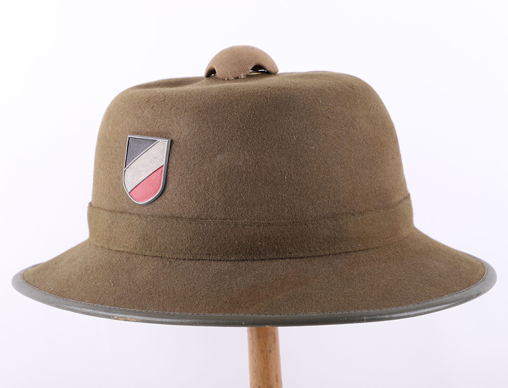 WW2 German Afrikakorps 2nd Pattern Pith (Sun) Helmet - Image 7 of 13