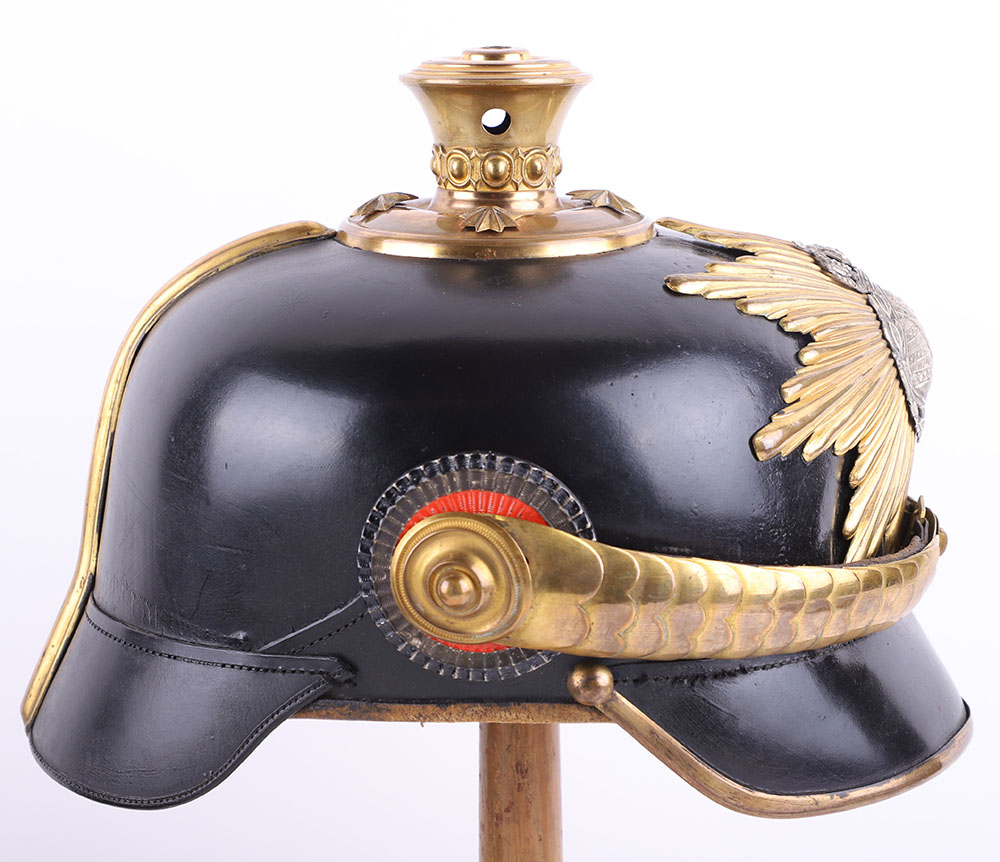 Imperial German Saxon Officers Parade Helmet - Image 8 of 20