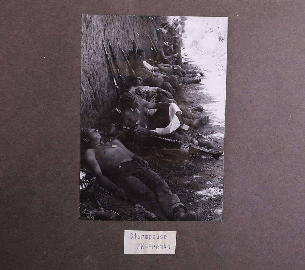 Large Format Original Photographs of the Waffen-SS and German Army from Official War Photographer - Image 15 of 17