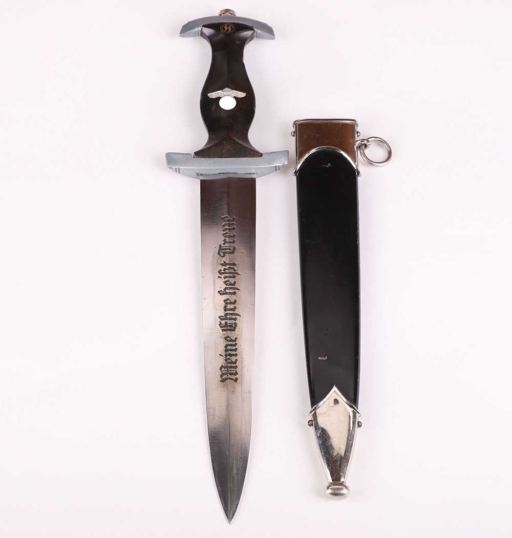 Third Reich SS Enlisted Mans Dress Dagger by Edward Wusthof Dreizackwerk, Solingen