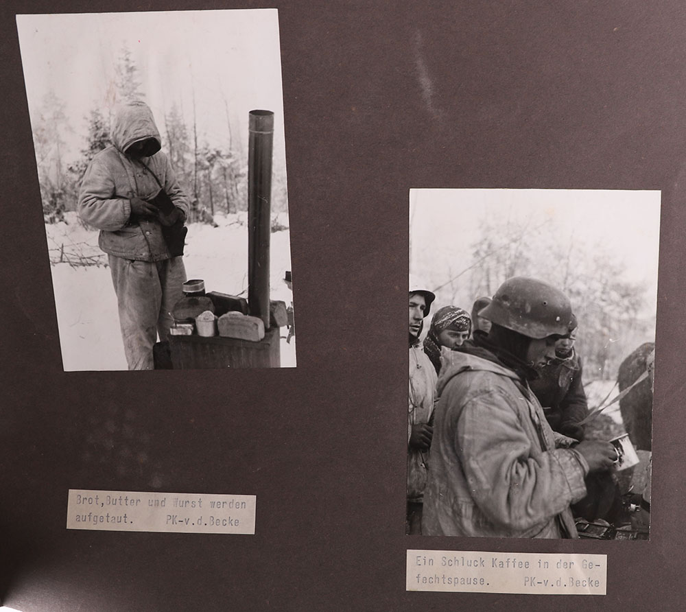 Large Format Original Photographs of the Waffen-SS and German Army from Official War Photographer - Image 9 of 17