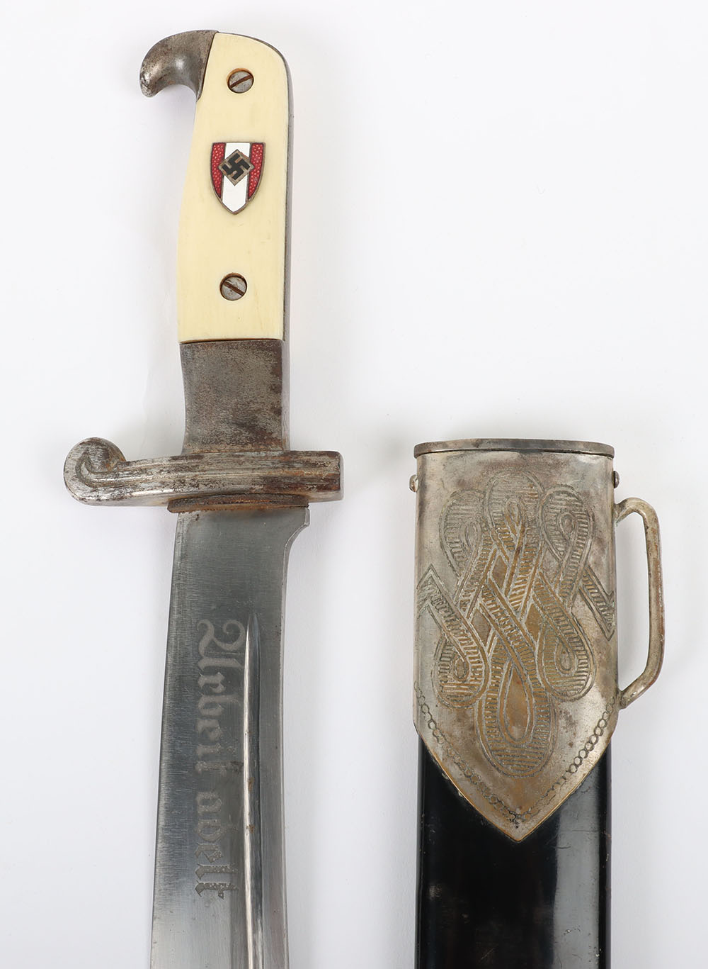 Rare Third Reich RAD (Reichsarbeitsdienst) Dress Dagger for Occupied Czechoslovakia by Alcoso, Solin - Image 2 of 11