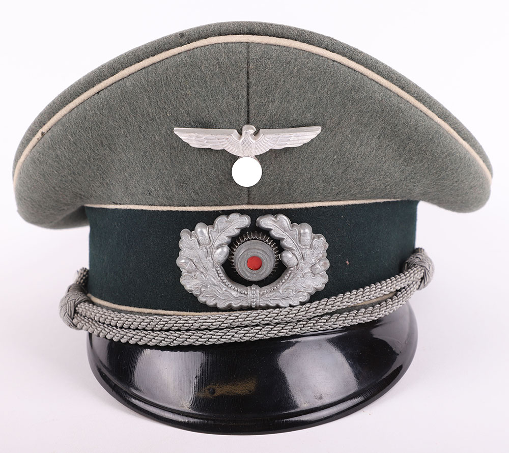 WW2 German Army Infantry Officers Peaked Cap
