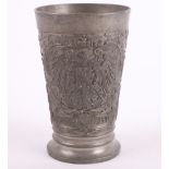 Pewter Beaker to Commemorate the Centenary of the Prussian Kaiser 1797-1897