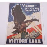 WW2 American Victory Loan Poster